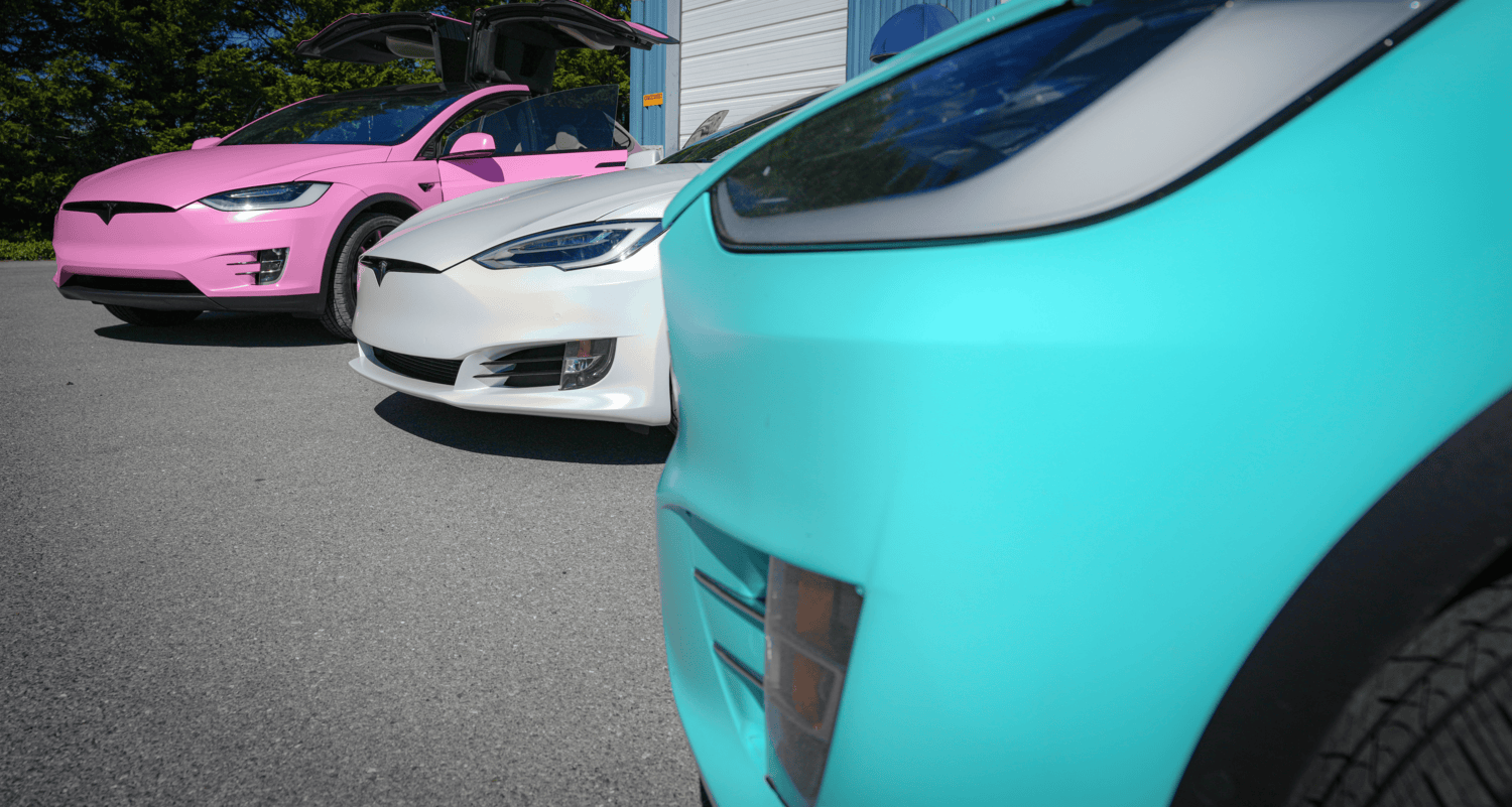 Tesla vinyl wrap Thousand Oaks